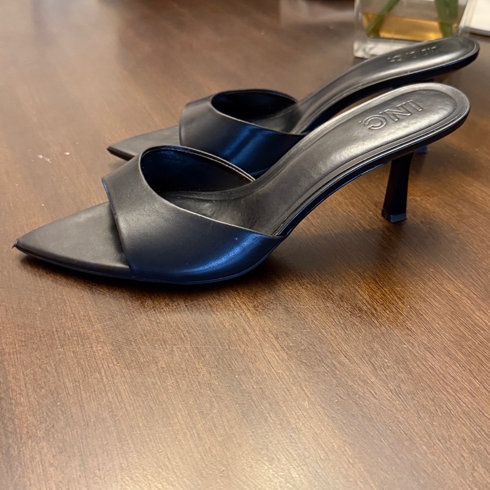 INC International Concepts Women's Black Pointed Heels - Picture 3 of 4
